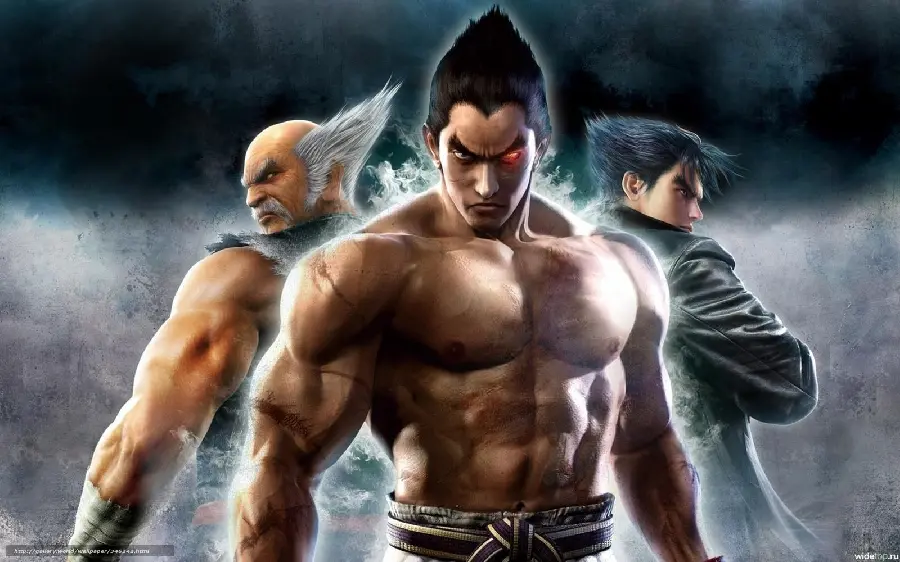 Wallpapers of Kazuya Mishima and other Tekken characters