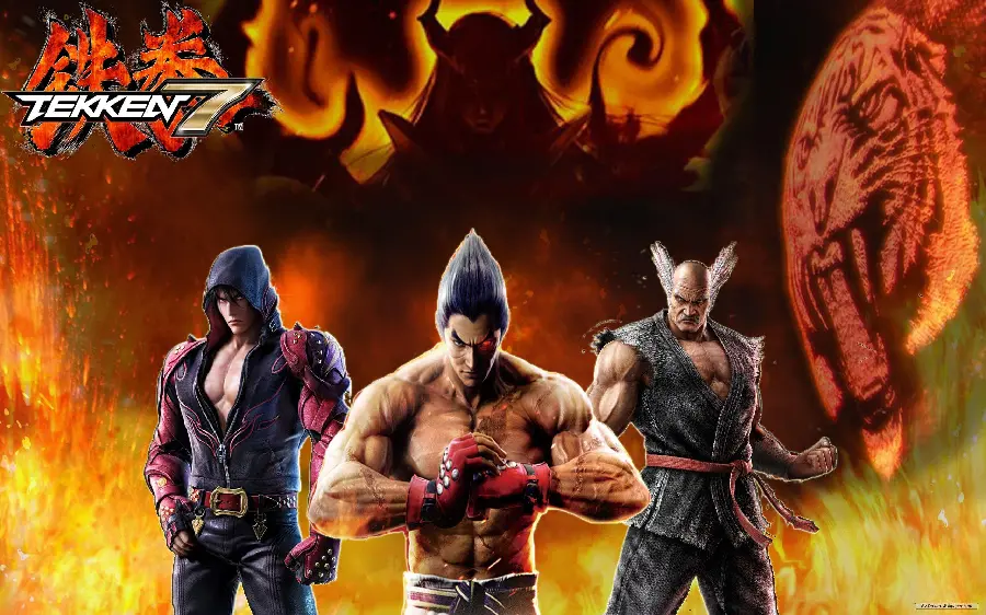 Wallpaper of the main character of Tekken Kazuya Mishima