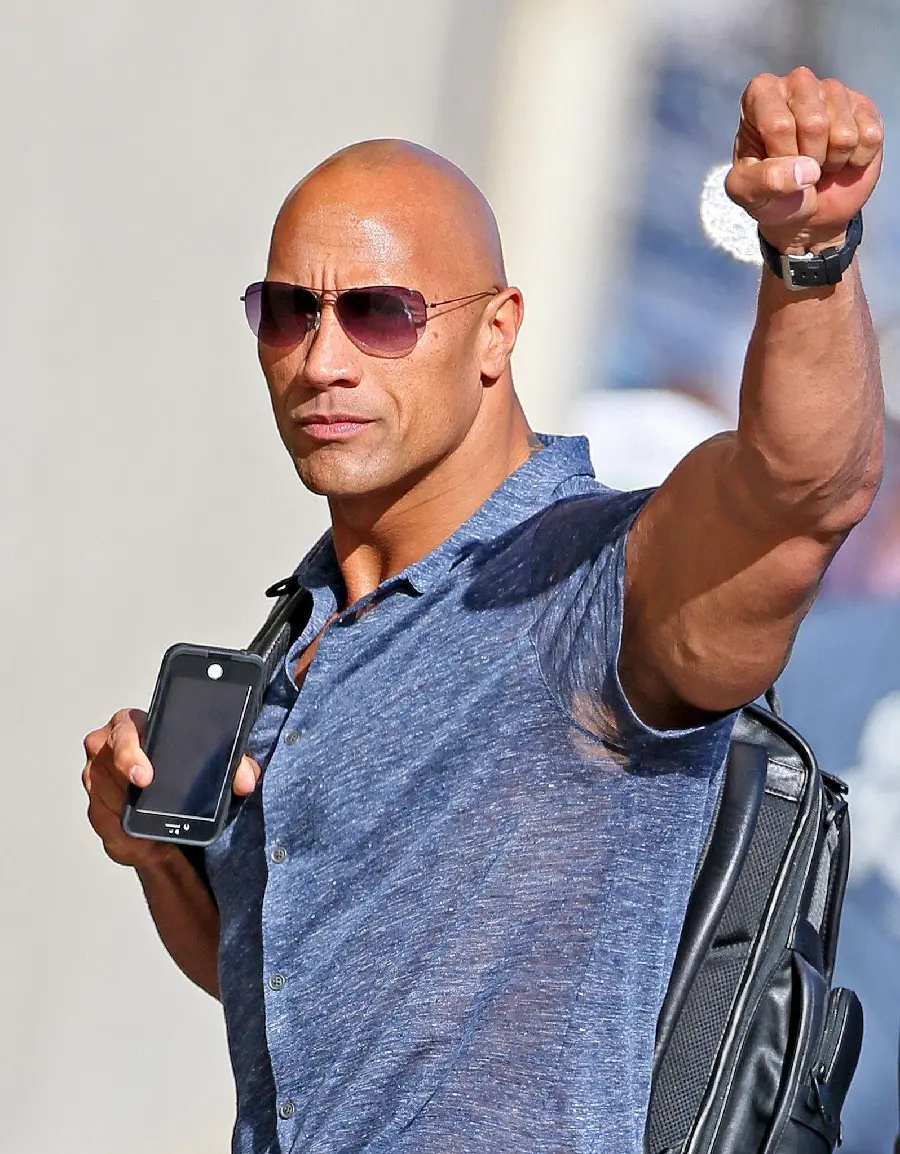 Dwayne Johnson or The Rock wallpaper with sunglasses style