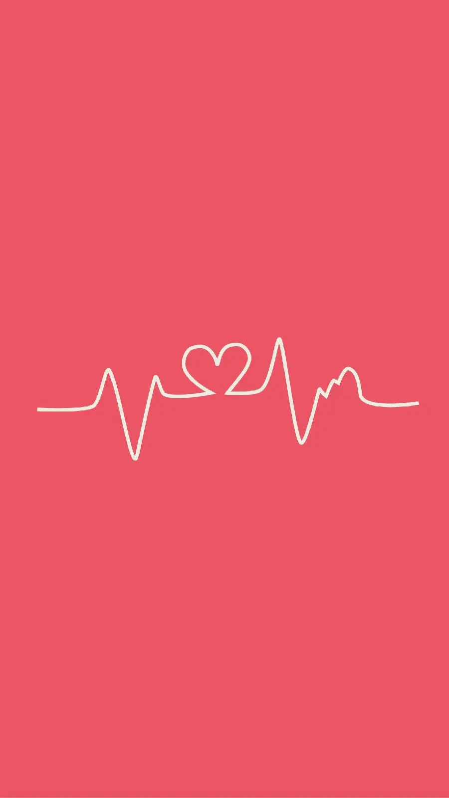 The latest profile photo for nurses with a pink background, a heartbeat design