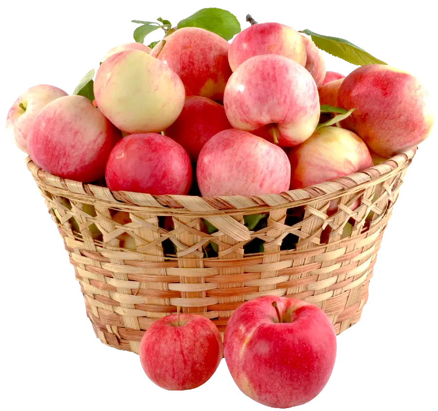 PNG image of delicious and juicy apples
