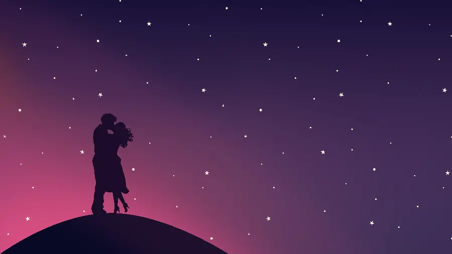 Romantic 4K background photo for printing posters in the couple's room