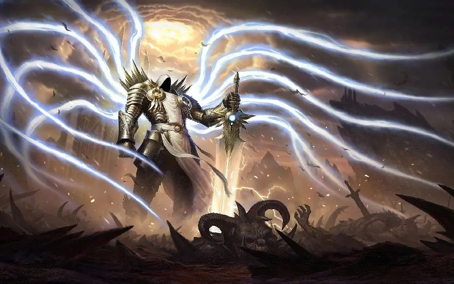 Very cool stock image of the famous game Diablo