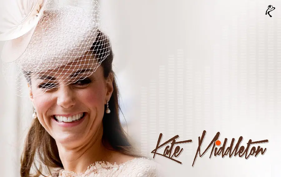 Very beautiful photo of Kate Middleton with a royal and expensive hat