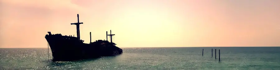 Background of landscapes and Kish Island Marine Nature at Beautiful Sunset 