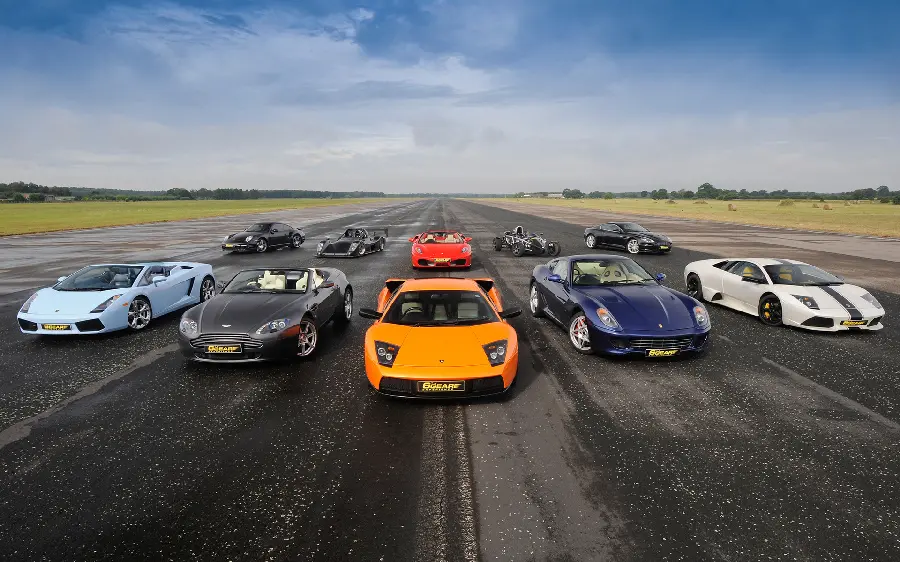 Car wallpaper for boys with open cars 