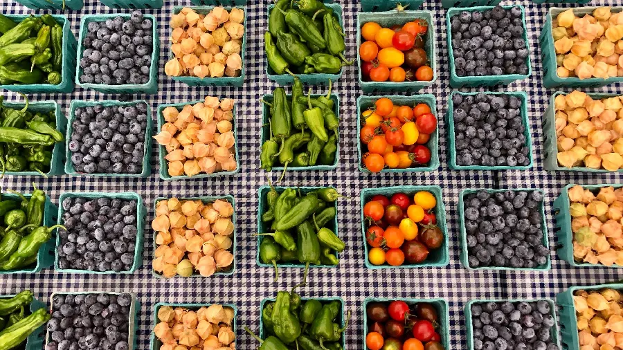Download photo of the central fruit and vegetable shop in Semnan province