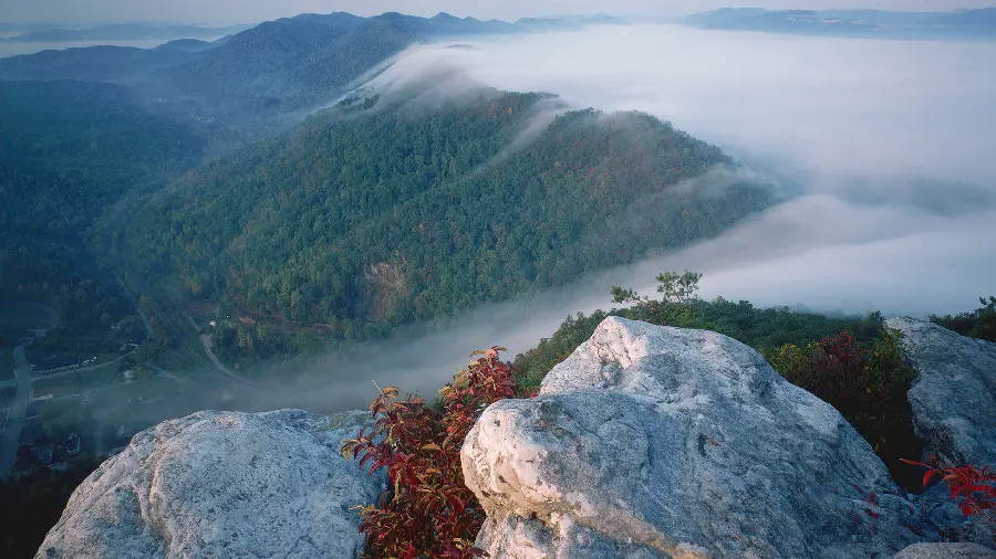 Profile photo of nature And the mountains are surrounded by thick fog
