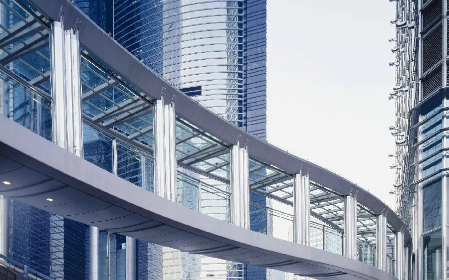 Photo of the completed building from the engineering plan 