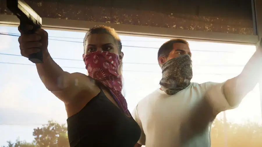 Photo of the main characters of the computer game GTA 6 GTA 6