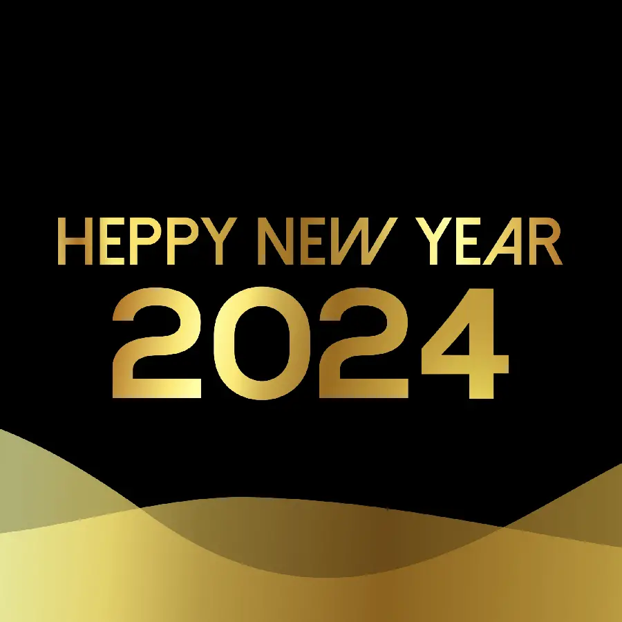 Download stylish and modern photo captions for New Year 2024 and Christmas 2024 greetings