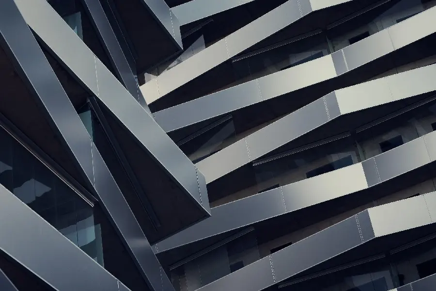 Photo of a building with a strange facade and architecture 8k