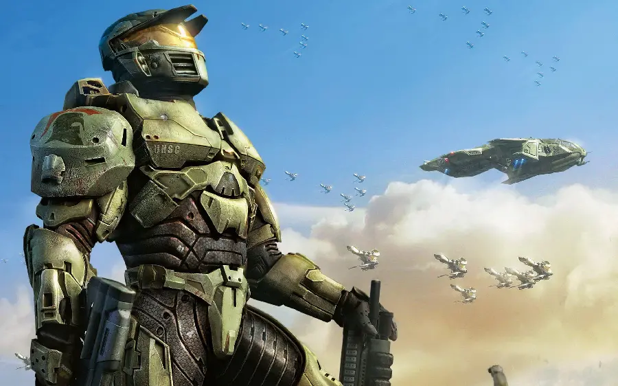 Poster of Master Chief, one of the most popular game characters in the world