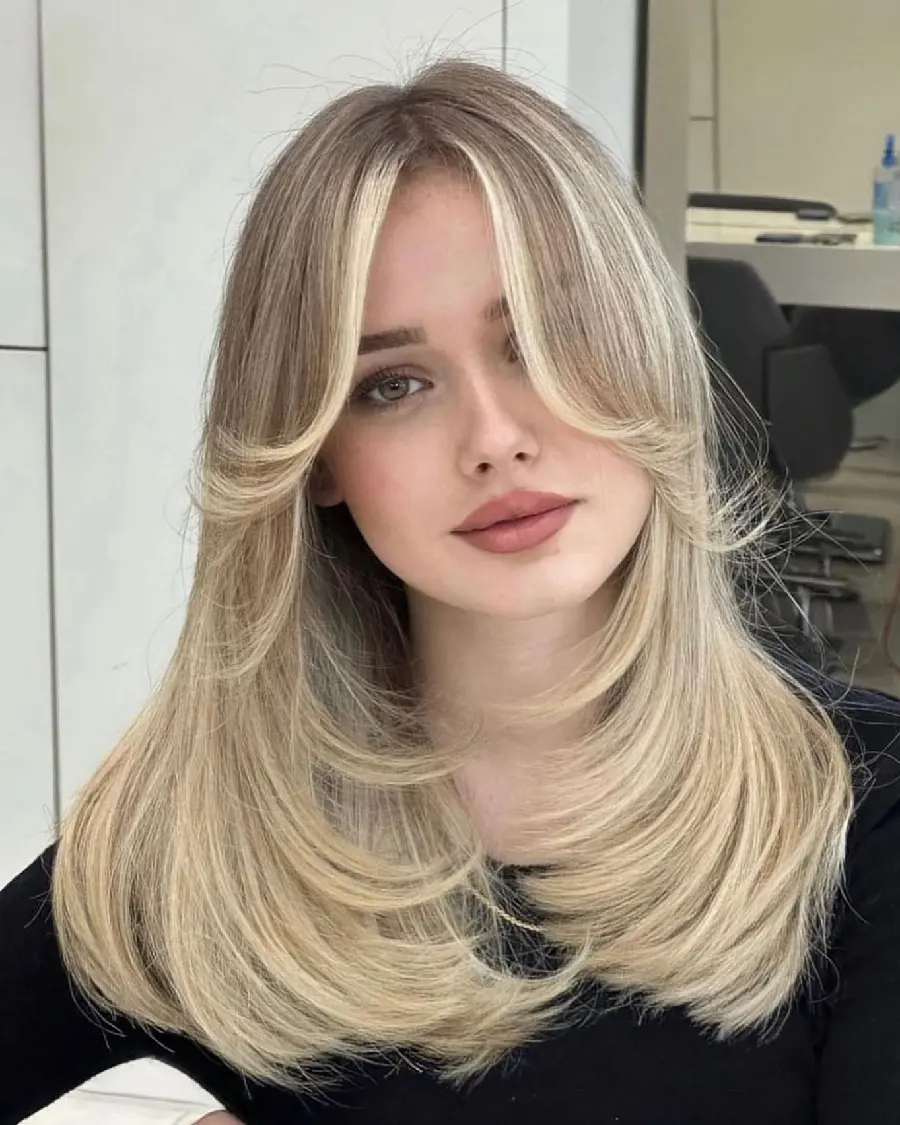 Image of cute women's and girls' hairstyles for the new year 2024