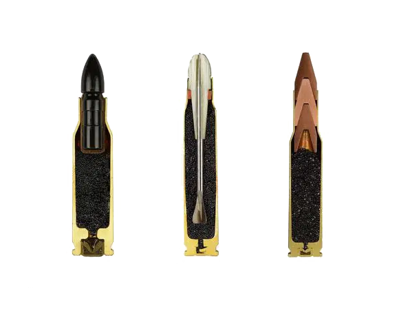 Download PNG images of new types of bullets and war bullets