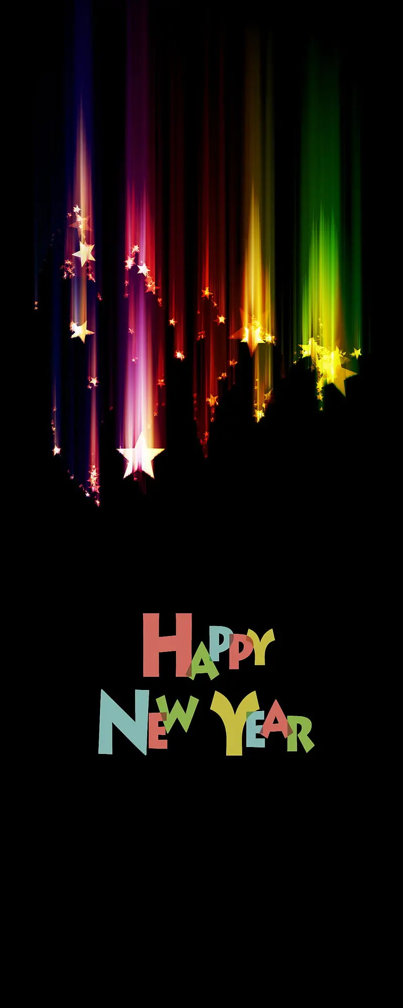 A bright image with a black background for Christmas 2024 for your profile