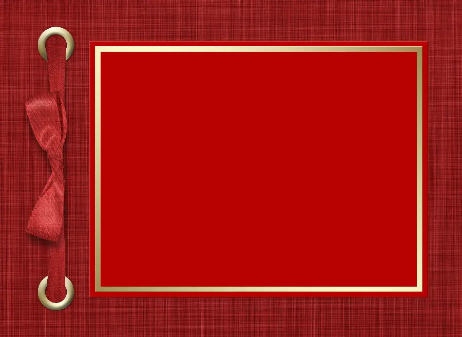Picture of a red screen suitable for typing and writing text for a gift on Valentine's Day