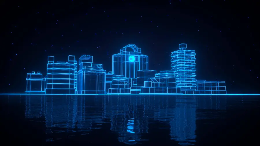 Graphic background photo of widely used architecture
