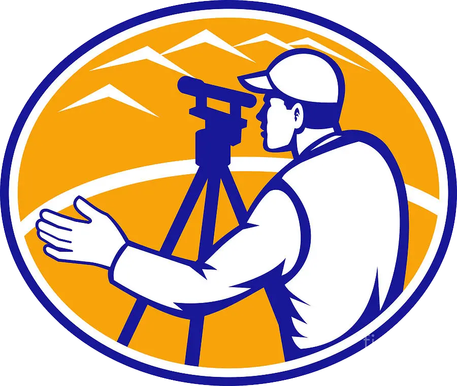 Download a PNG photo of a civil engineer or building in a circular graphic frame