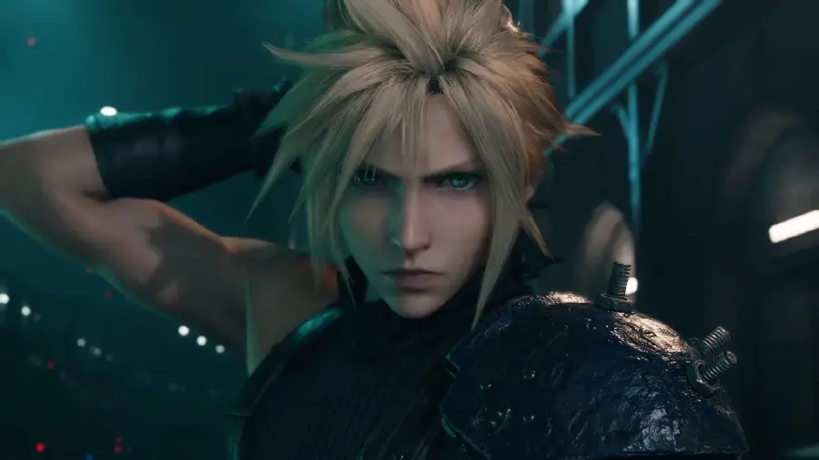 Final Fantasy 7 wallpaper for printing laptop stickers