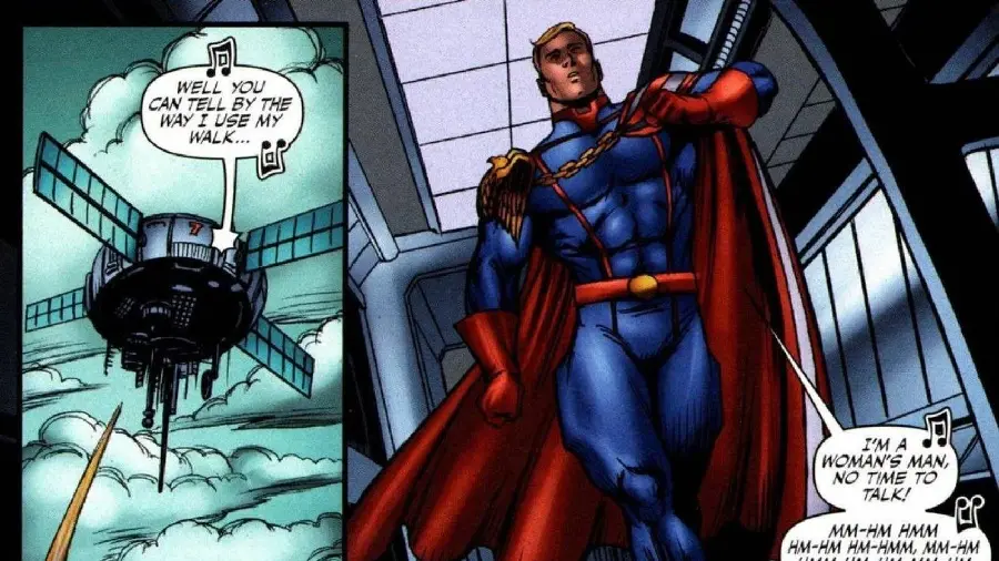 Homelander Comic Background Image with Direct Link