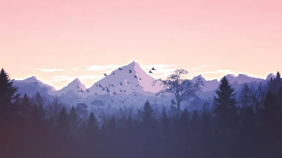 A very beautiful and stunning minimalist nature wallpaper