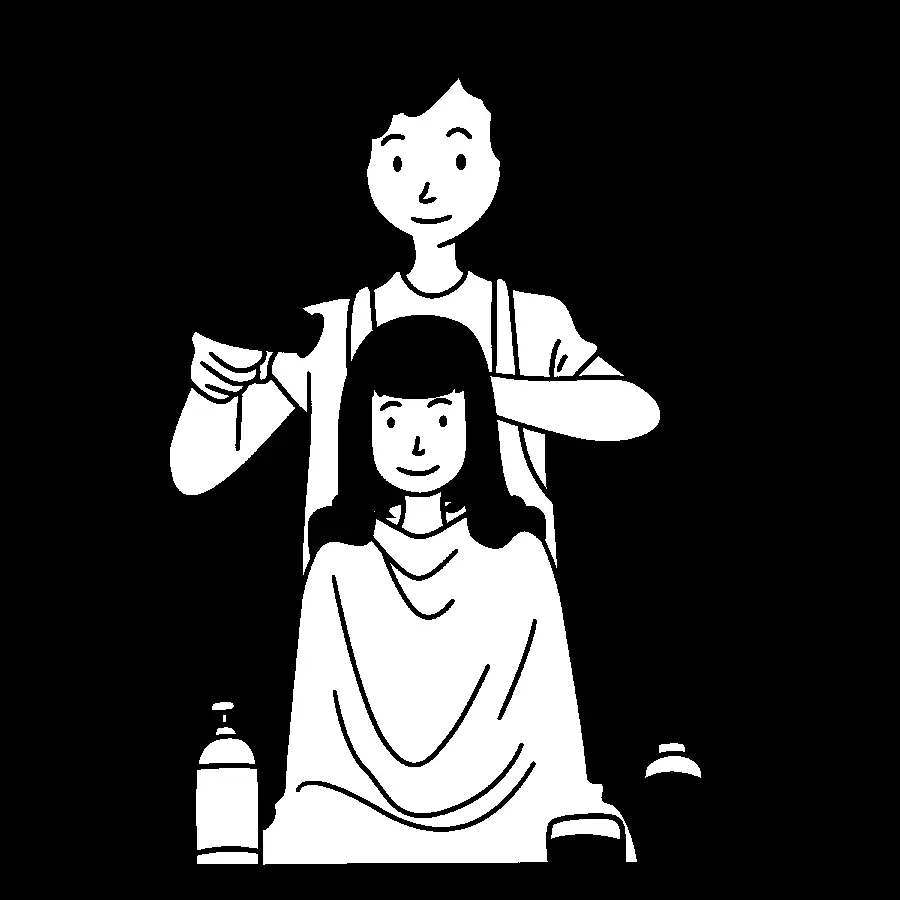 Free Download Cartoon Barber PNG Image 