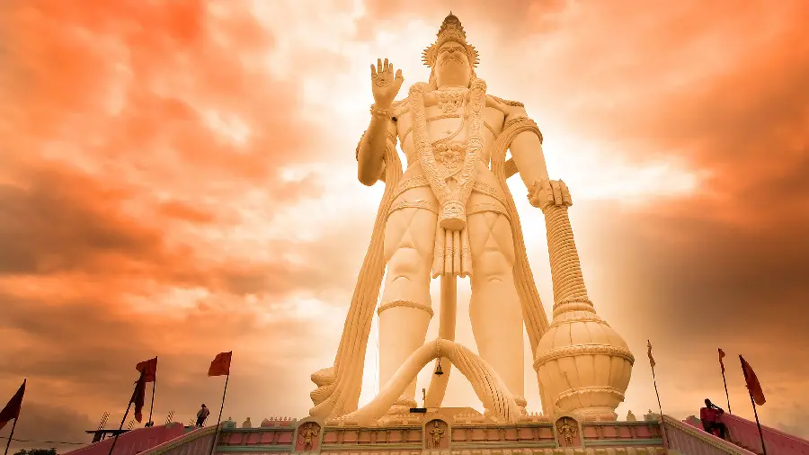 Background photo of a famous temple in India for computer background from selected designs 2023