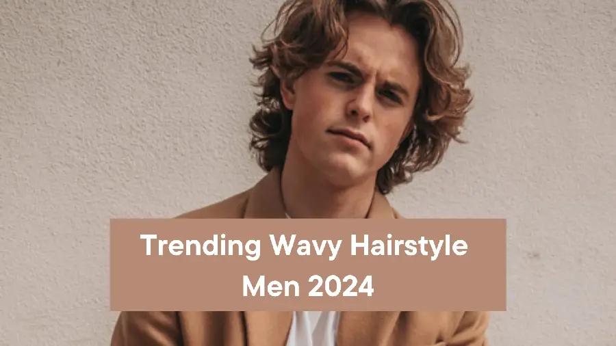Stock image of men's and boys' wavy hairstyles 2024 and 1403