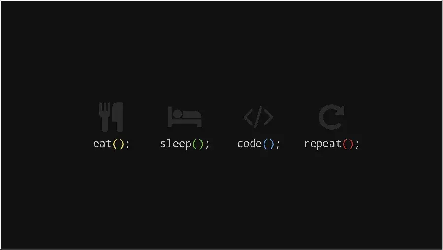Minimalist Programming Backgrounds for Office Monitors