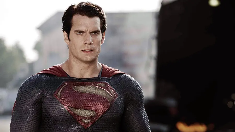 Wallpaper of Henry Cavill in the super famous role of Superman 