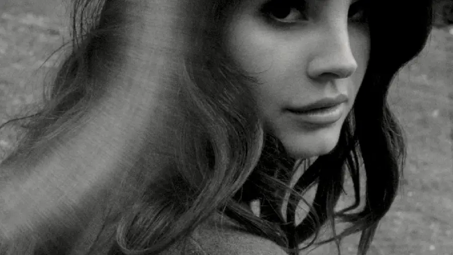 Background photo of the famous singer Lana Del Rey