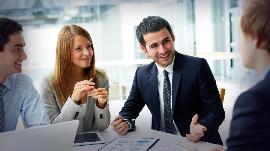 Stock photo of career counseling and guidance for advertising 