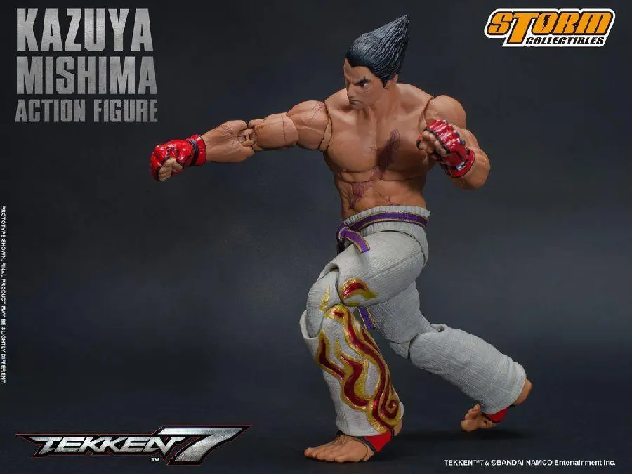 Wallpaper of Kazuya Mishima with his presence in the game since 1994