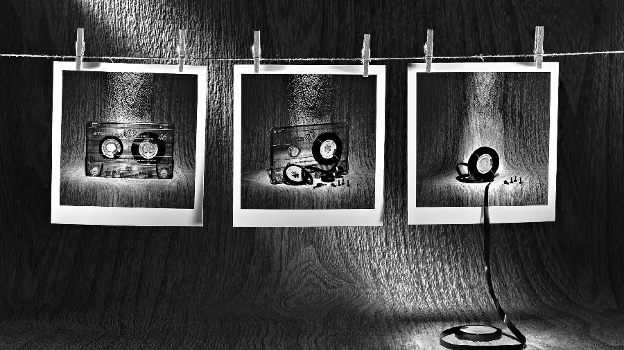 Unique background image in black and white theme and color for the background
