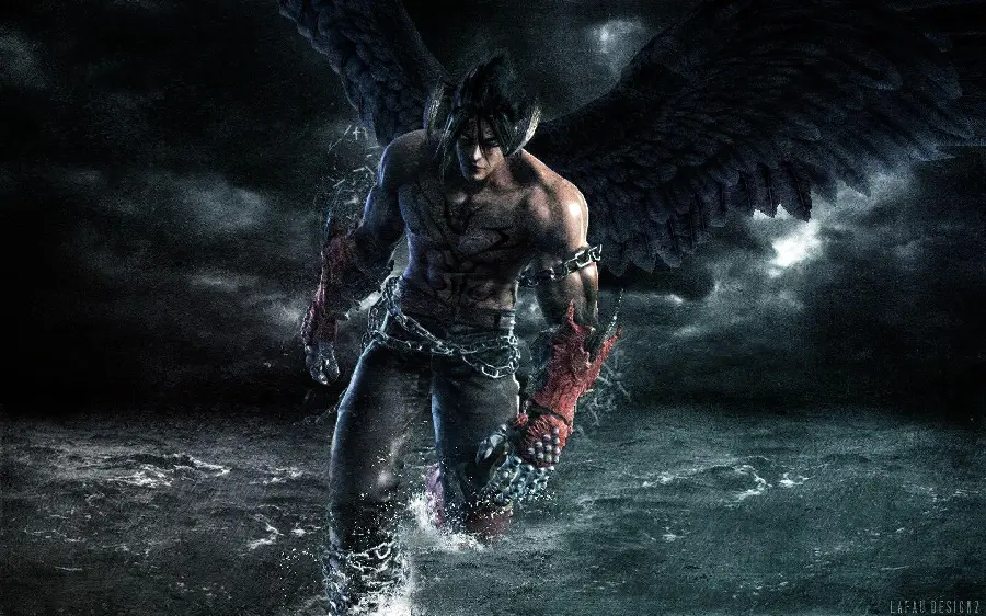Photo of Jin Kazama for printing and making a Tekken game collection