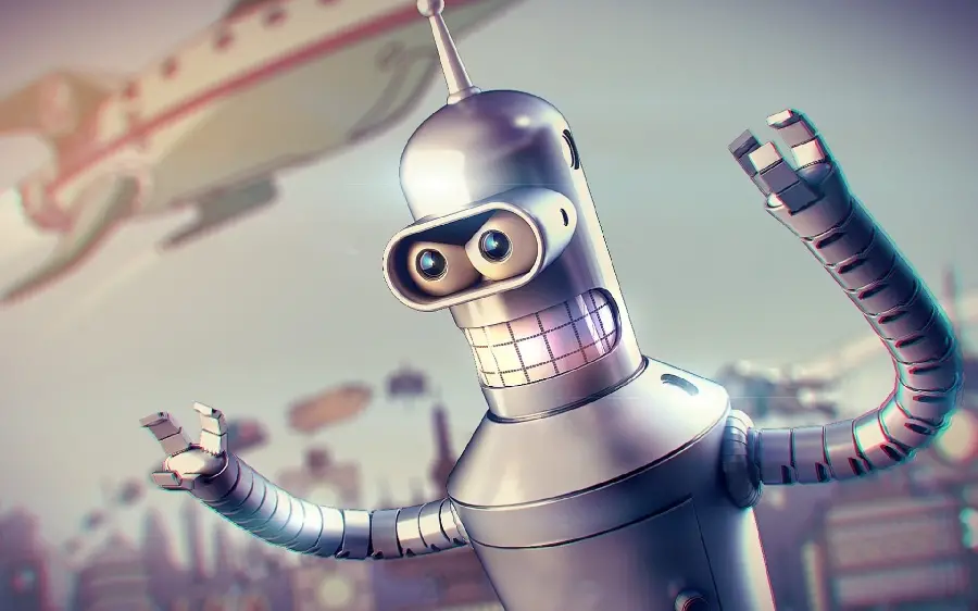 Animated robot wallpaper for Windows