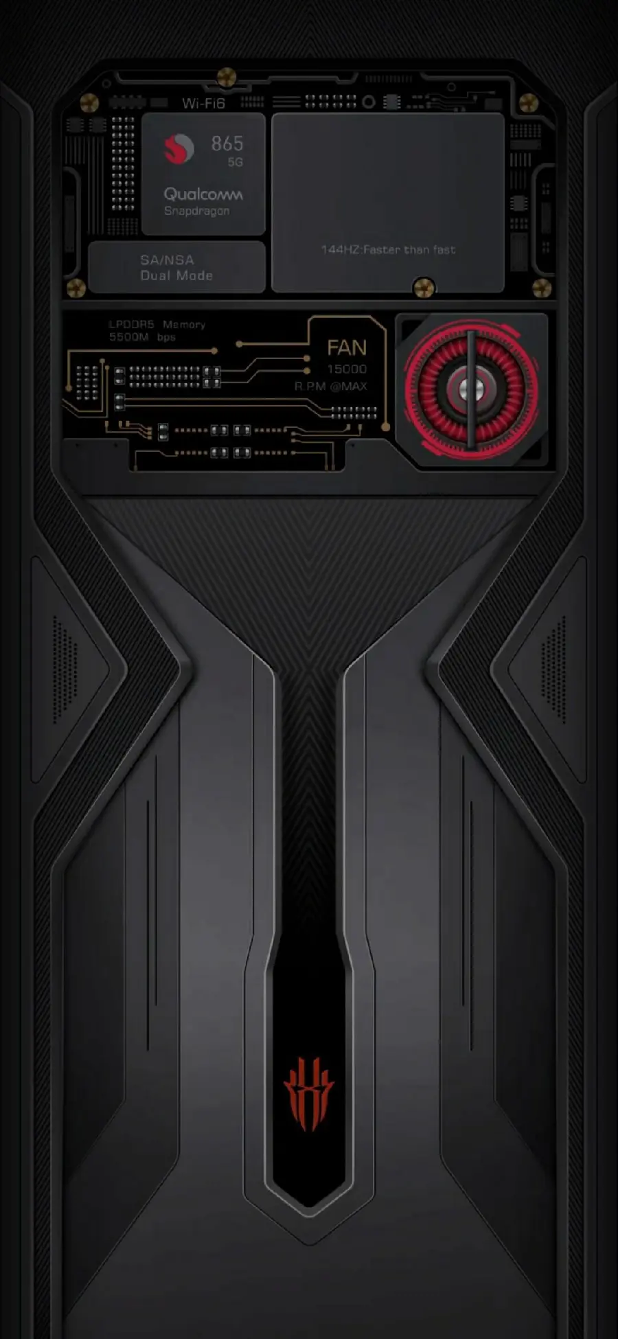 Collection of images of Snapdragon processor, a practical and low-power chip for mobile devices