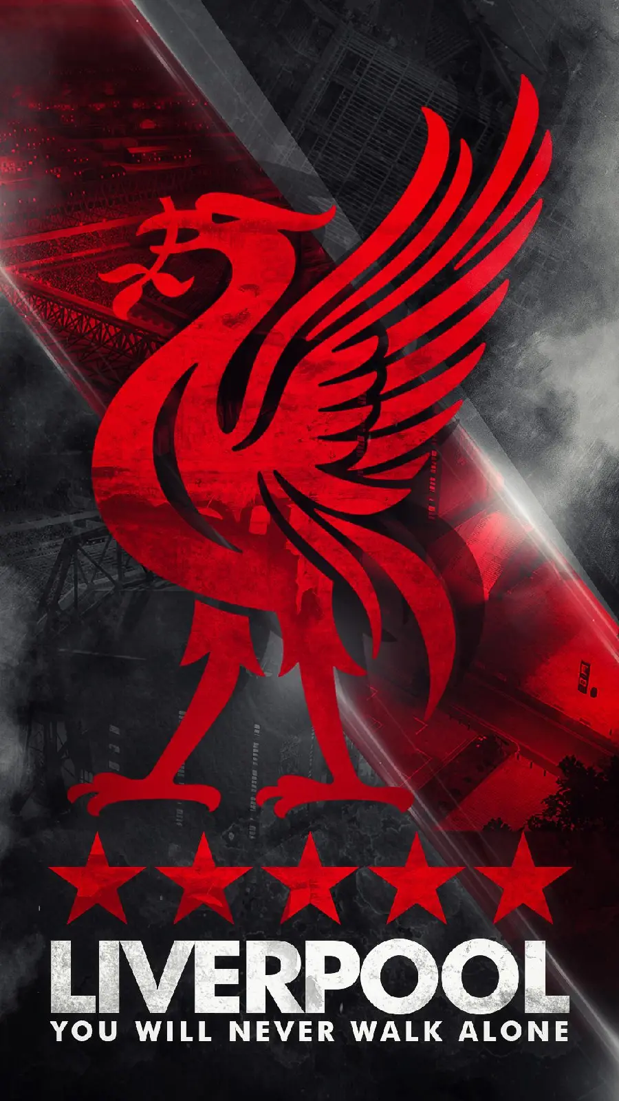Background image for Telegram chat page with Liverpool design