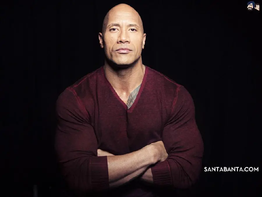 Photo of the world's most popular actor Rock with the full name Dwayne Johnson