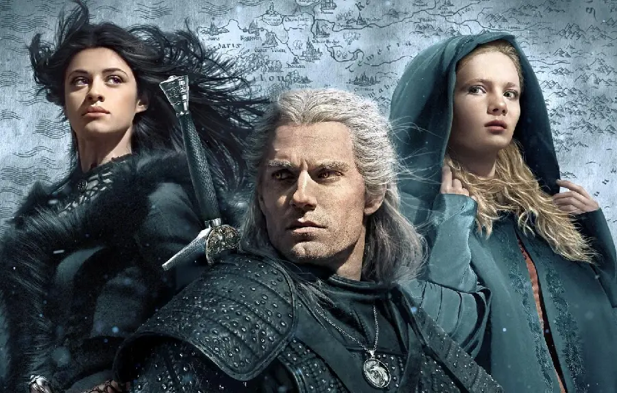 Henry Quill poster with other actors from the amazing Witcher series