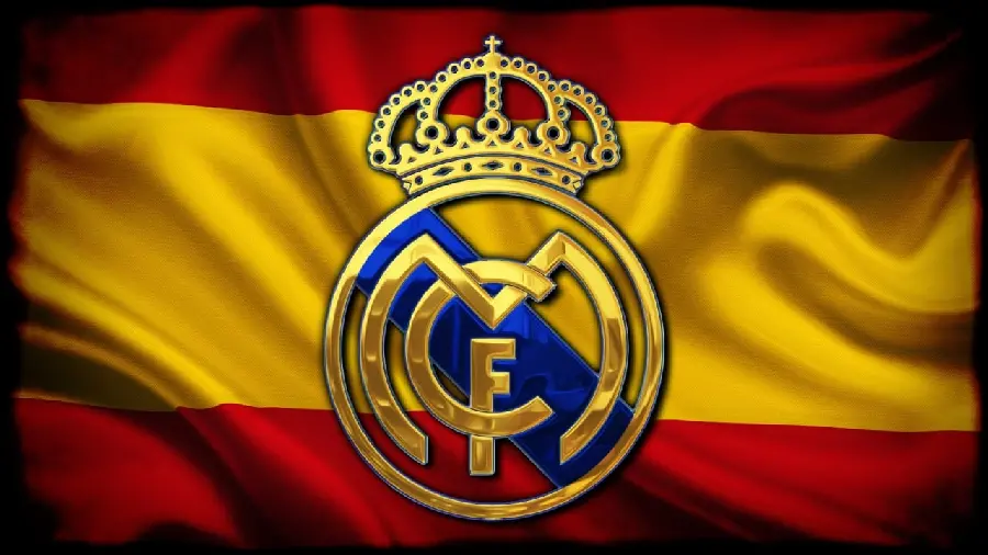 Full HD background image with the famous Real Madrid design