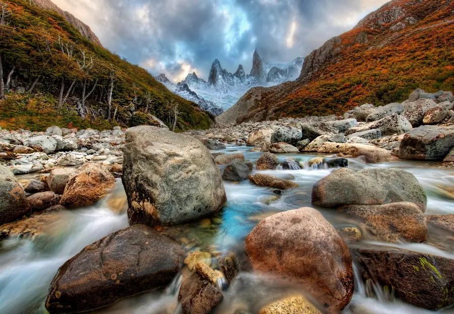 The most beautiful background of breathtaking and spectacular nature