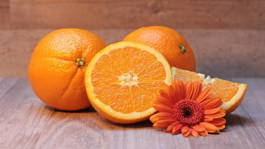 Cool photo of orange for printing on related products 1403
