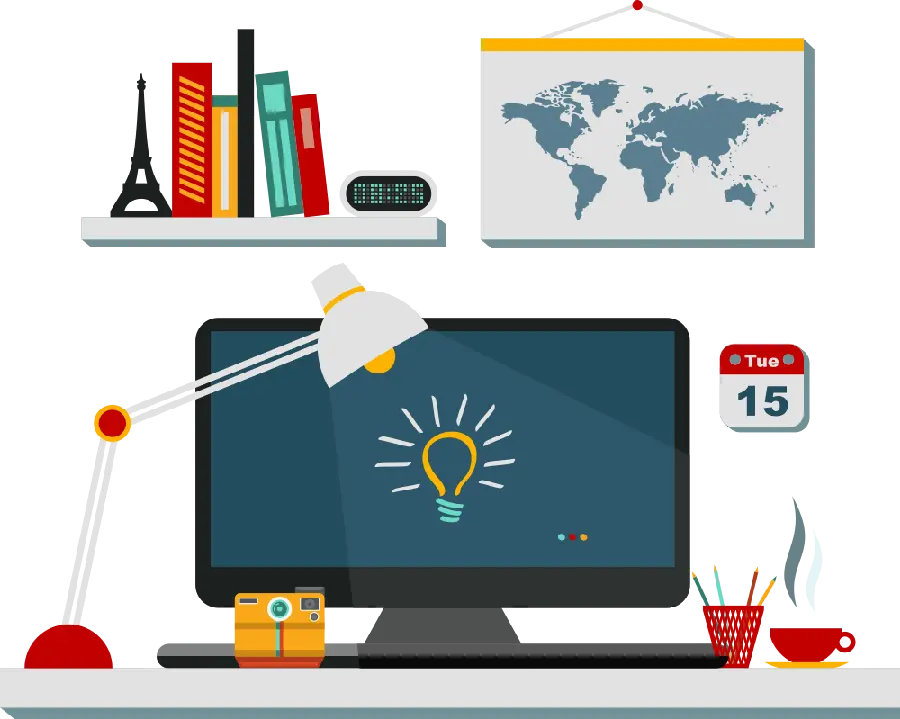 Download PNG and cropped images of teachers' desks
