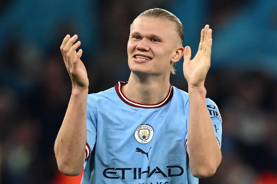 Cute and funny profile photo of Erling Haaland, the Norwegian player