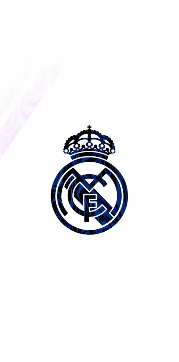 Real Madrid logo photo with simple design on white background