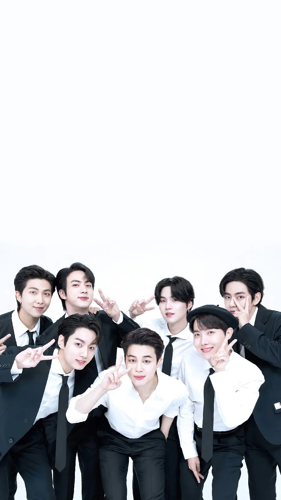 Wallpaper with the image of the group BTS boys famous all over the world
