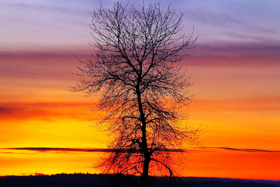 Photo of sunset scenery with full HD quality