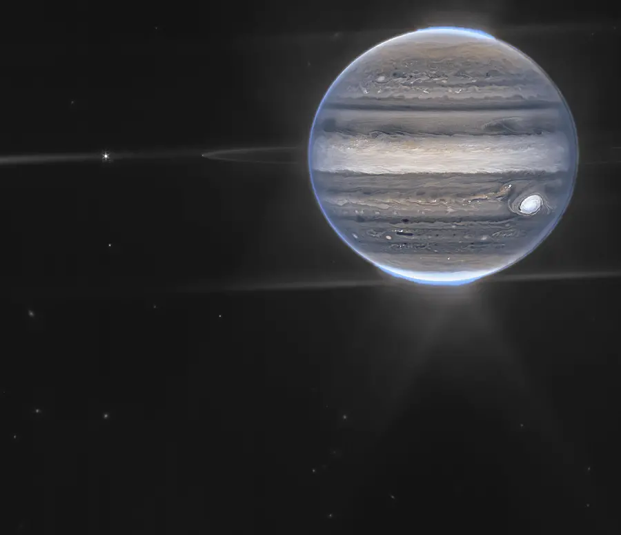 Close-up Photo of Jupiter from the James Webb Space Telescope